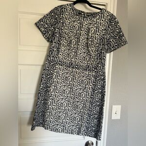 Boden Isla Shift dress navy 12R USA/ 16R UK